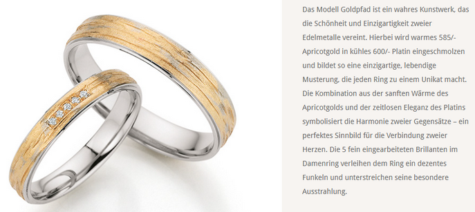 Fischer Trauringe neue Modelle